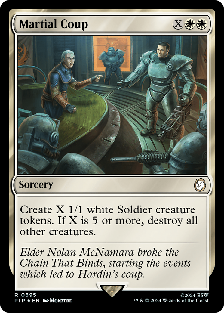 Martial Coup (Surge Foil) [Fallout] | Gaming Infinity