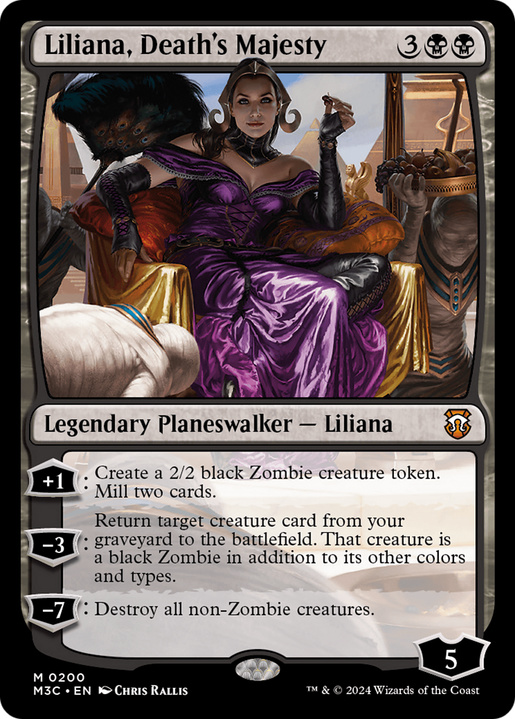 Liliana, Death's Majesty (Ripple Foil) [Modern Horizons 3 Commander] | Gaming Infinity