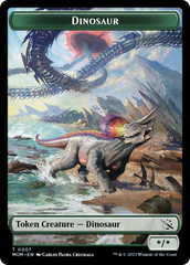 Treasure (21) // Dinosaur Double-Sided Token [March of the Machine Tokens] | Gaming Infinity