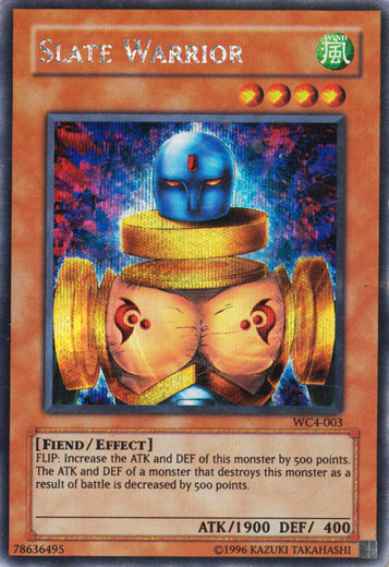 Slate Warrior [WC4-003] Secret Rare | Gaming Infinity