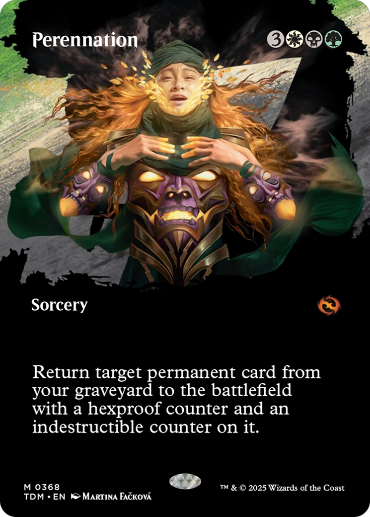 Perennation (Borderless) [Tarkir: Dragonstorm] | Gaming Infinity