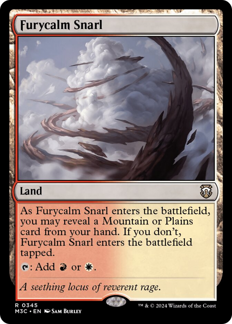 Furycalm Snarl (Ripple Foil) [Modern Horizons 3 Commander] | Gaming Infinity