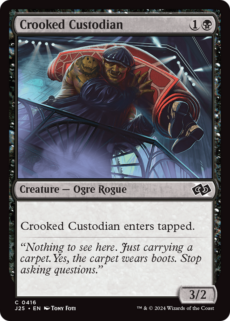 Crooked Custodian [Foundations Jumpstart] | Gaming Infinity