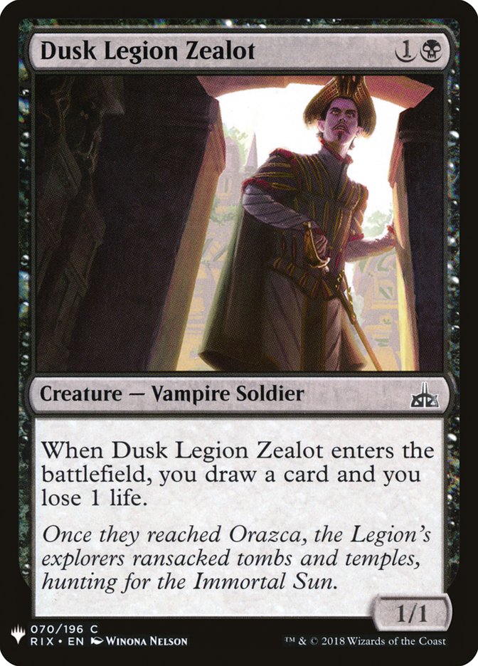 Dusk Legion Zealot [Mystery Booster] | Gaming Infinity