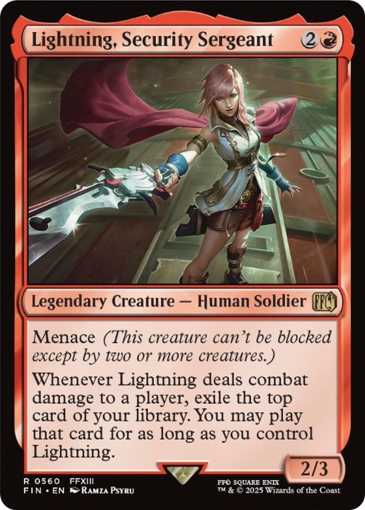 Lightning, Security Sergeant [FINAL FANTASY] | Gaming Infinity
