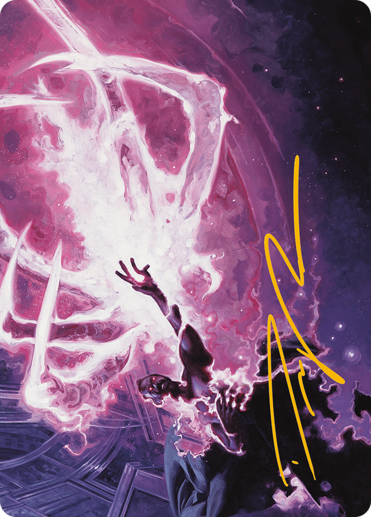 Flare of Malice Art Card (Gold-Stamped Signature) [Modern Horizons 3 Art Series] | Gaming Infinity