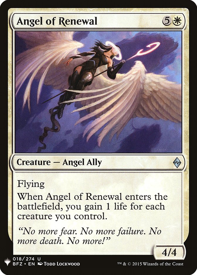 Angel of Renewal [Mystery Booster] | Gaming Infinity