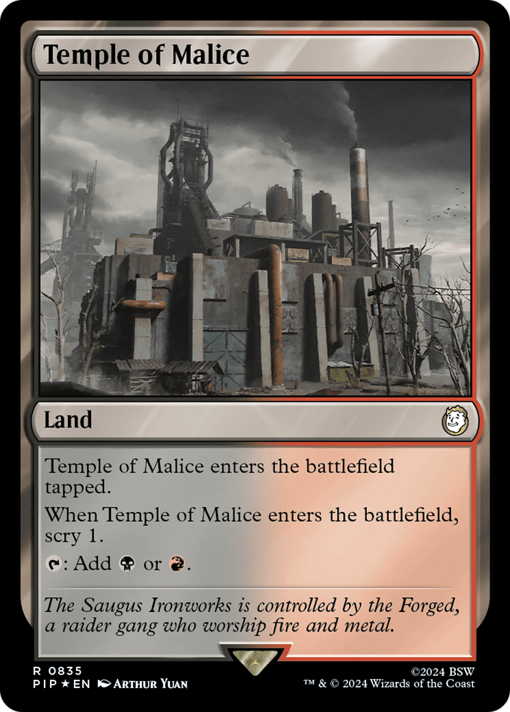 Temple of Malice (Surge Foil) [Fallout] | Gaming Infinity