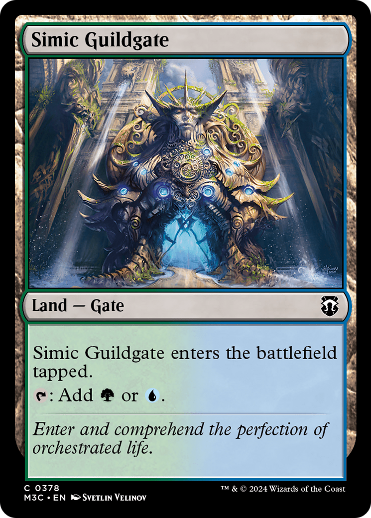 Simic Guildgate (Ripple Foil) [Modern Horizons 3 Commander] | Gaming Infinity