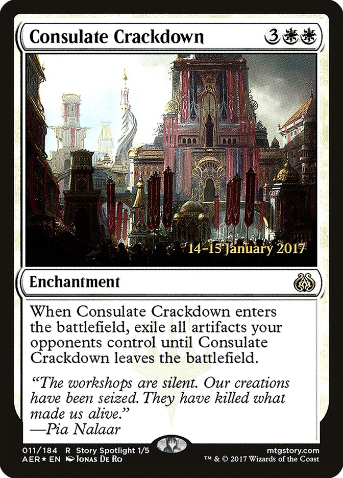 Consulate Crackdown [Aether Revolt Prerelease Promos] | Gaming Infinity