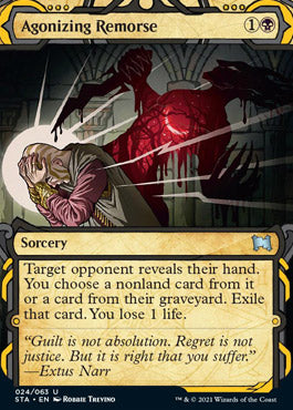 Agonizing Remorse (Foil Etched) [Strixhaven: Mystical Archive] | Gaming Infinity