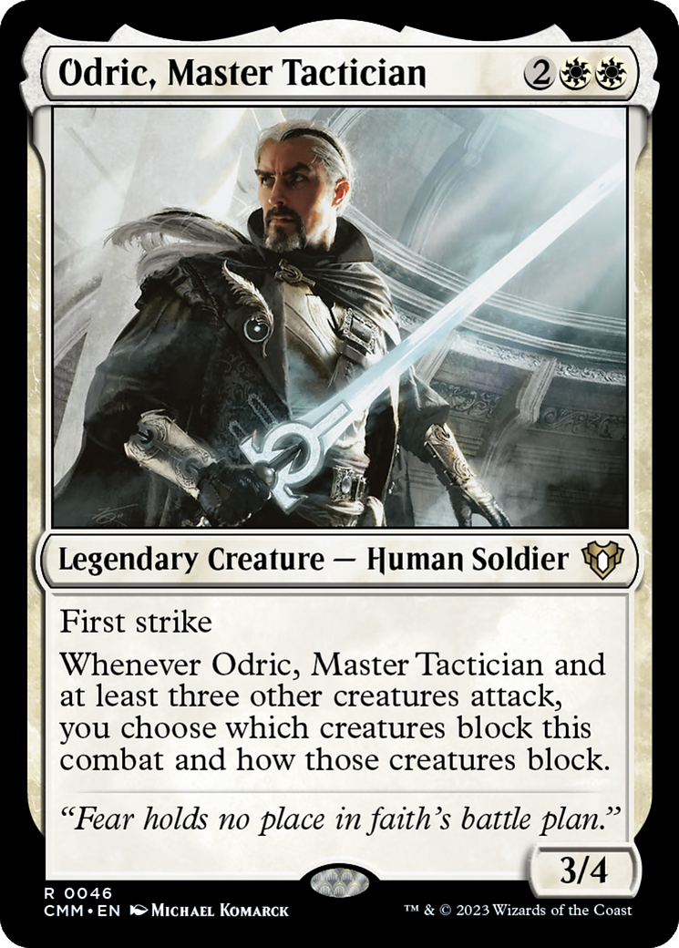 Odric, Master Tactician [Commander Masters] | Gaming Infinity