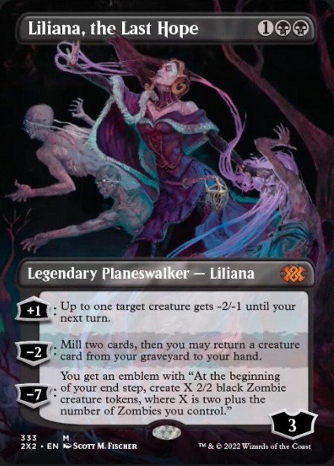 Liliana, the Last Hope (Borderless) [Double Masters 2022] | Gaming Infinity