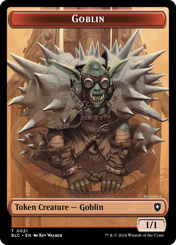 Illusion // Goblin Double-Sided Token [Bloomburrow Commander Tokens] | Gaming Infinity