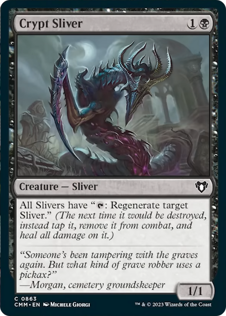 Crypt Sliver [Commander Masters] | Gaming Infinity