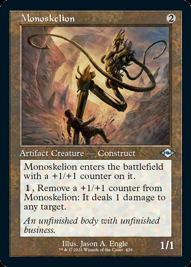 Monoskelion (Retro Foil Etched) [Modern Horizons 2] | Gaming Infinity