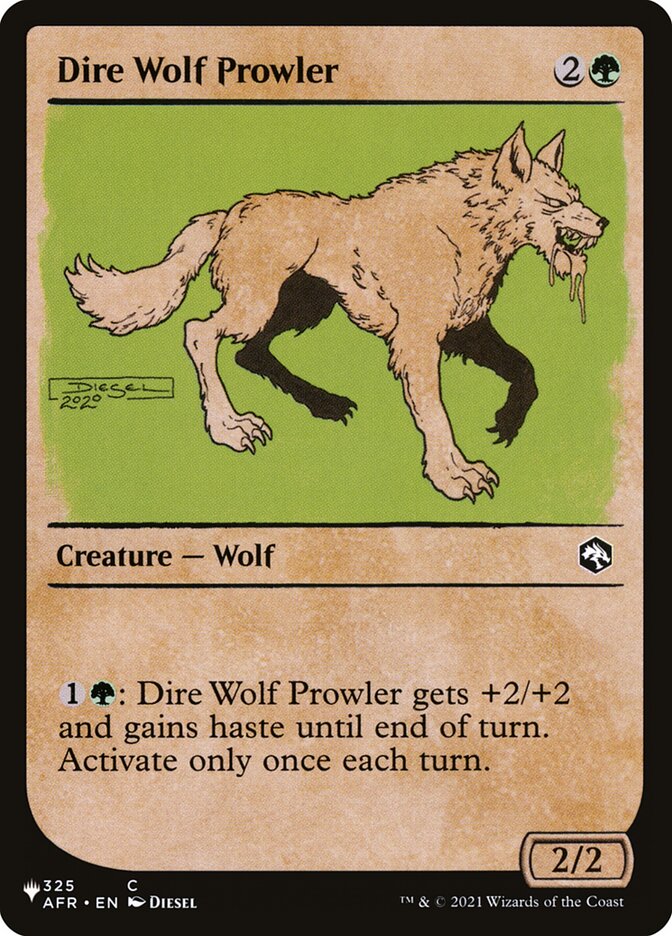 Dire Wolf Prowler (Showcase) [The List] | Gaming Infinity