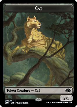 Cat Token (003) [Dominaria Remastered Tokens] | Gaming Infinity