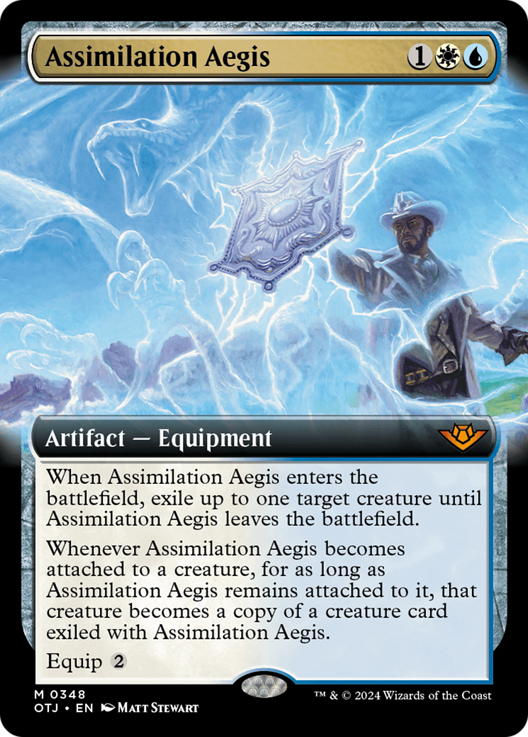 Assimilation Aegis (Extended Art) [Outlaws of Thunder Junction] | Gaming Infinity