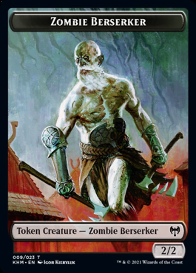 Zombie Berserker Token [Kaldheim Tokens] | Gaming Infinity