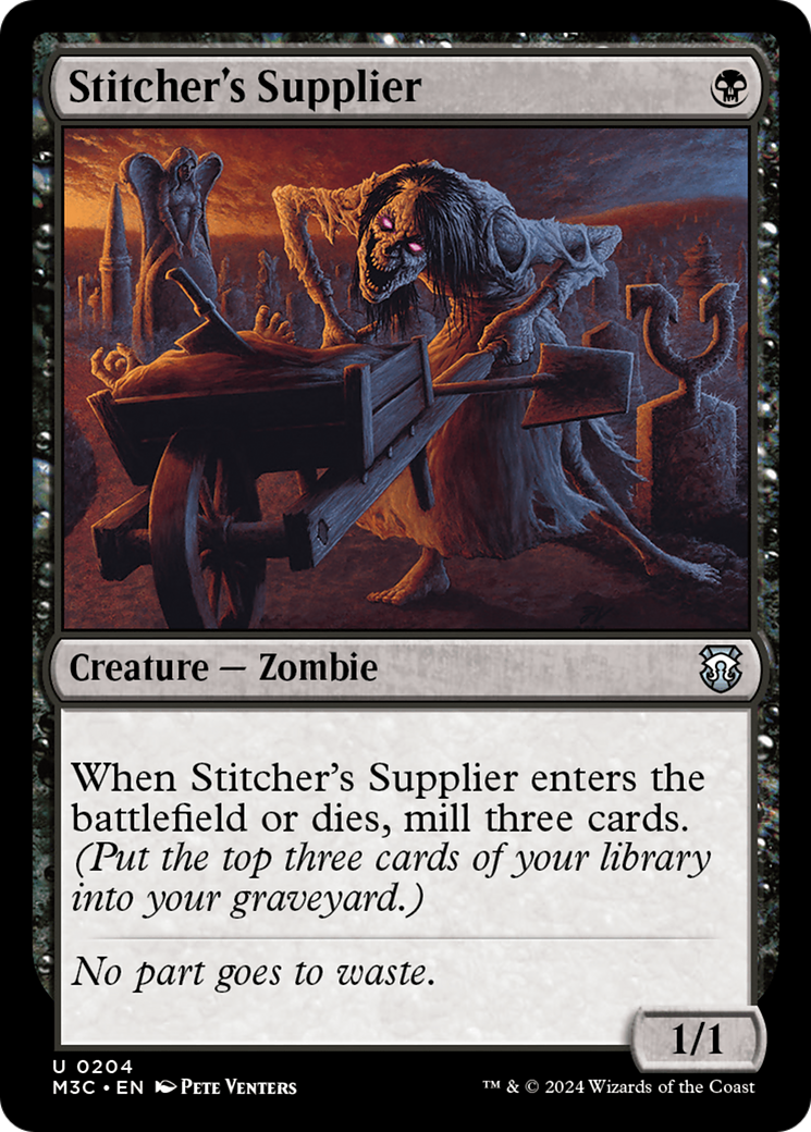 Stitcher's Supplier (Ripple Foil) [Modern Horizons 3 Commander] | Gaming Infinity