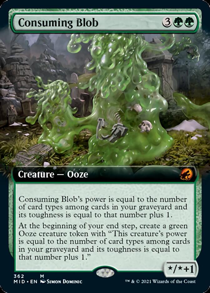 Consuming Blob (Extended Art) [Innistrad: Midnight Hunt] | Gaming Infinity