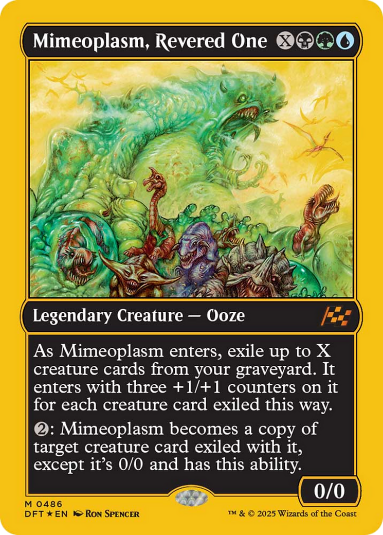 Mimeoplasm, Revered One (First-Place Foil) [Aetherdrift] | Gaming Infinity