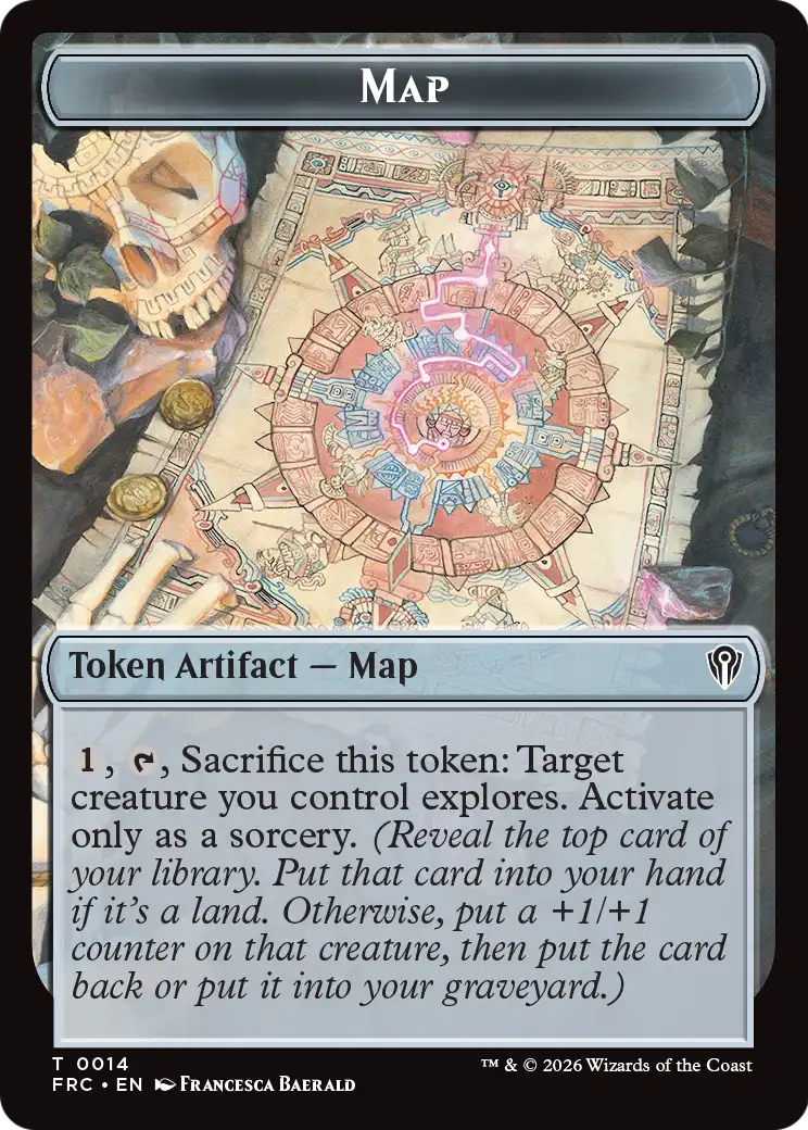 Cadet // Map Double-Sided Token [Reality Fracture Commander Tokens] | Gaming Infinity