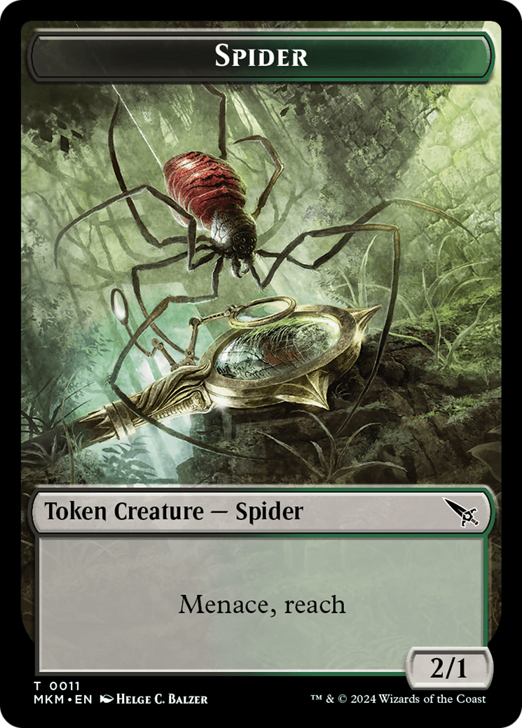 Spider Token [Murders at Karlov Manor Tokens] | Gaming Infinity