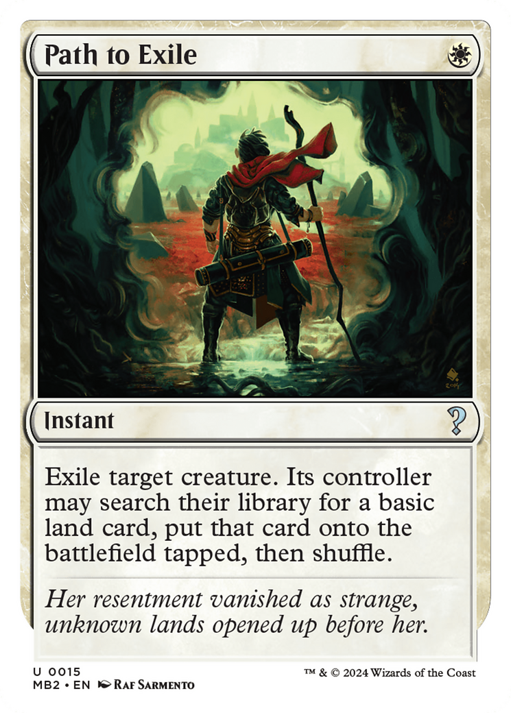 Path to Exile (White Border) [Mystery Booster 2] | Gaming Infinity