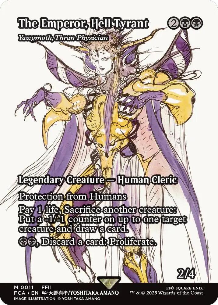 The Emperor, Hell Tyrant - Yawgmoth, Thran Physician (Showcase) [FINAL FANTASY : Through the Ages] | Gaming Infinity