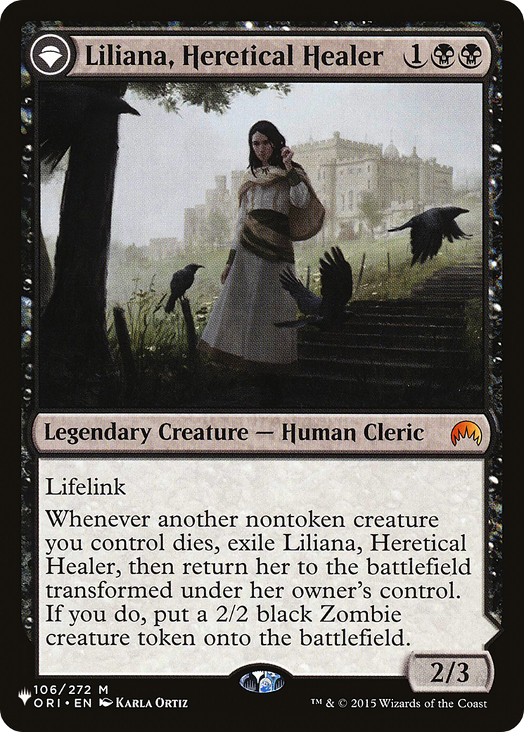 Liliana, Heretical Healer // Liliana, Defiant Necromancer [Secret Lair: From Cute to Brute] | Gaming Infinity