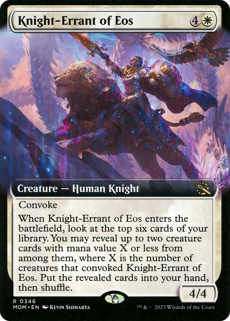 Knight-Errant of Eos (Extended Art) [March of the Machine] | Gaming Infinity