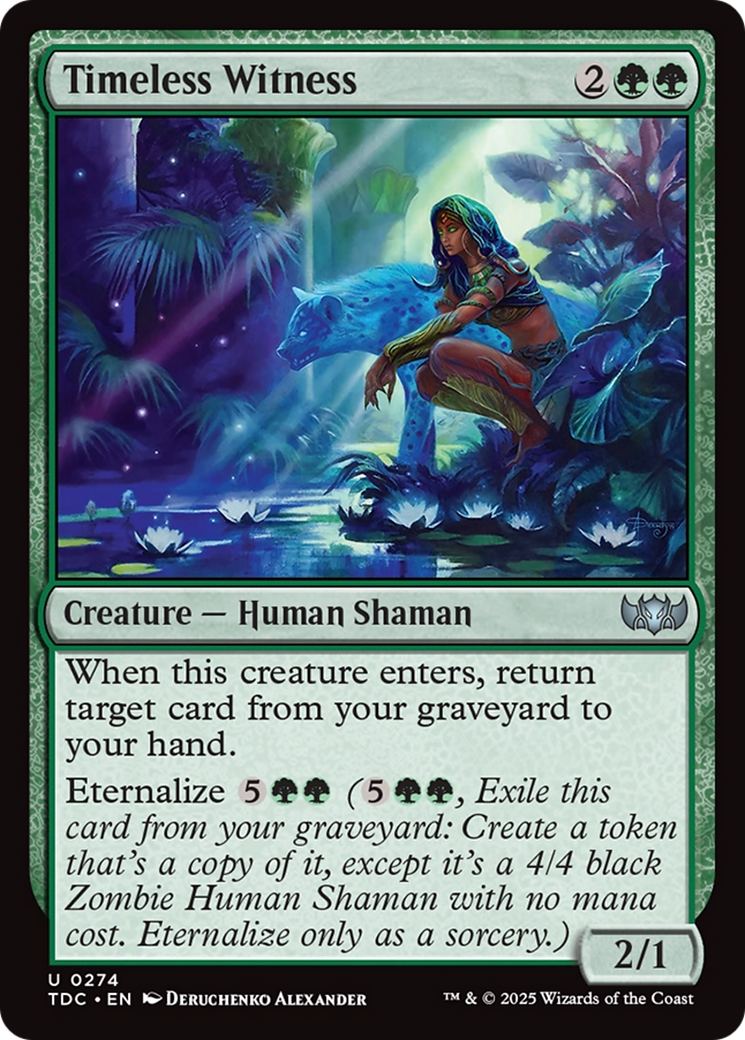 Timeless Witness [Tarkir: Dragonstorm Commander] | Gaming Infinity