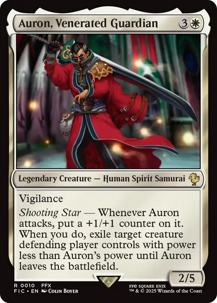 Auron, Venerated Guardian [FINAL FANTASY Commander] | Gaming Infinity
