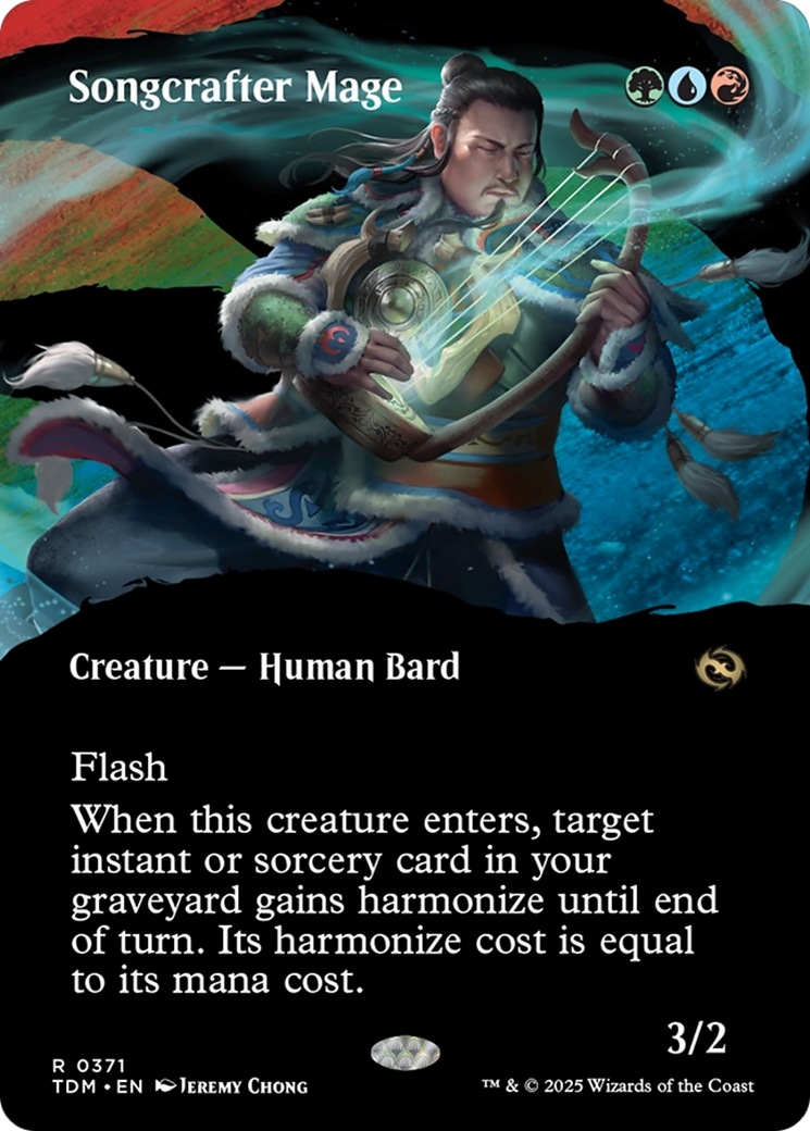 Songcrafter Mage (Borderless) [Tarkir: Dragonstorm] | Gaming Infinity
