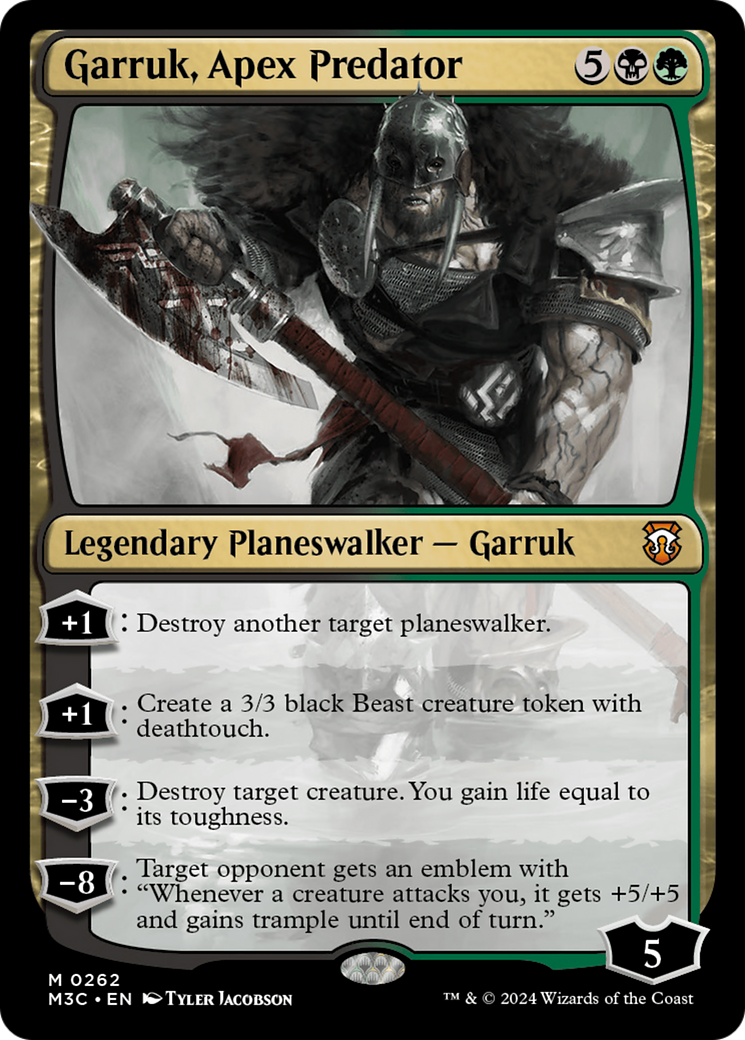 Garruk, Apex Predator (Ripple Foil) [Modern Horizons 3 Commander] | Gaming Infinity