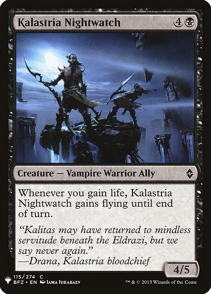 Kalastria Nightwatch [Mystery Booster] | Gaming Infinity