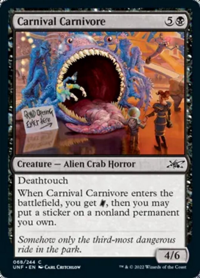 Carnival Carnivore [Unfinity] | Gaming Infinity