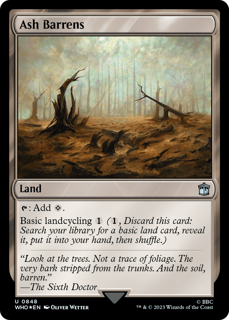 Ash Barrens (Surge Foil) [Doctor Who] | Gaming Infinity