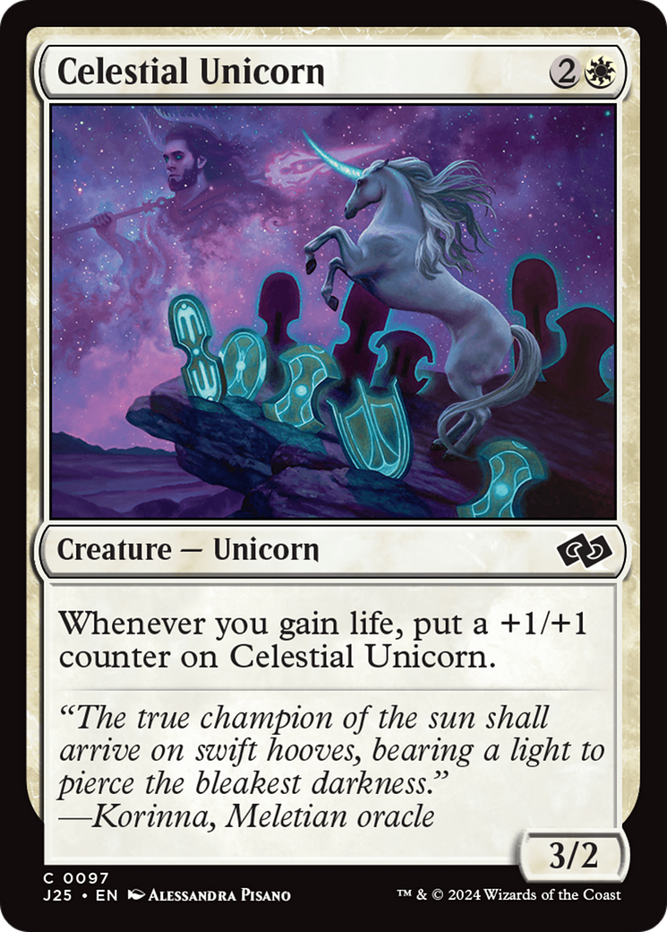 Celestial Unicorn [Foundations Jumpstart] | Gaming Infinity