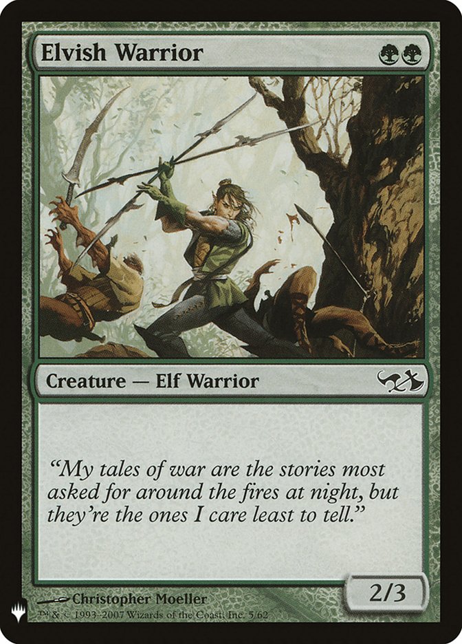 Elvish Warrior [Mystery Booster] | Gaming Infinity