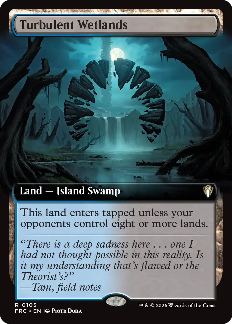 Turbulent Wetlands (Extended Art) [Reality Fracture Commander] | Gaming Infinity