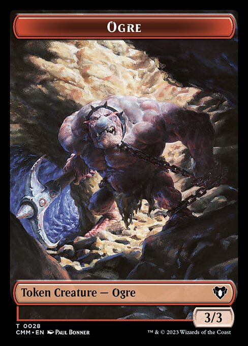 Eldrazi Spawn // Ogre Double-Sided Token [Commander Masters Tokens] | Gaming Infinity