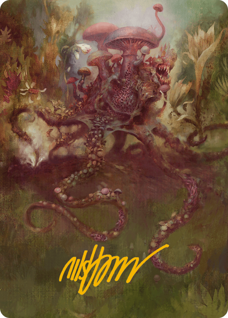 Sowing Mycospawn Art Card (Gold-Stamped Signature) [Modern Horizons 3 Art Series] | Gaming Infinity