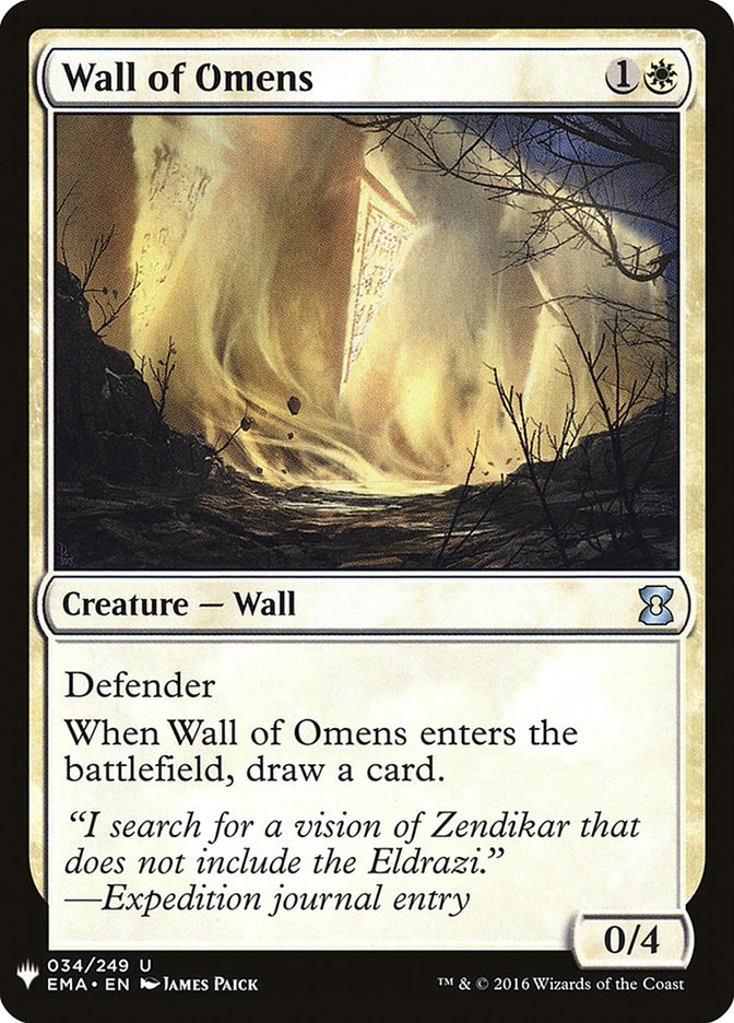 Wall of Omens [Mystery Booster] | Gaming Infinity