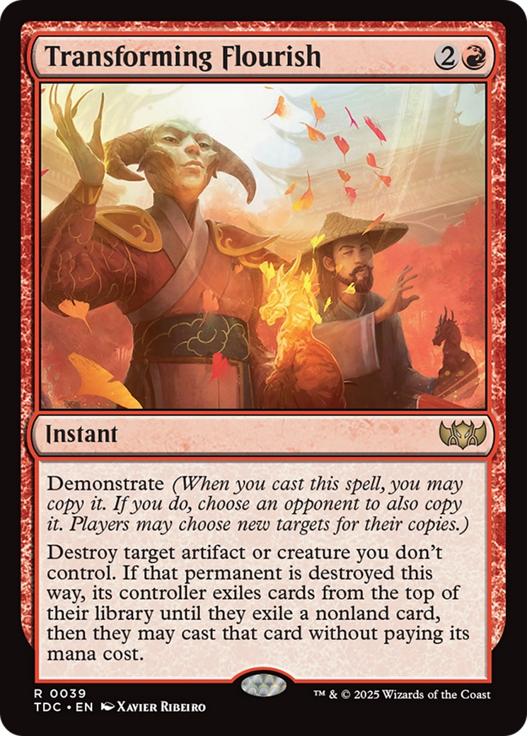 Transforming Flourish [Tarkir: Dragonstorm Commander] | Gaming Infinity