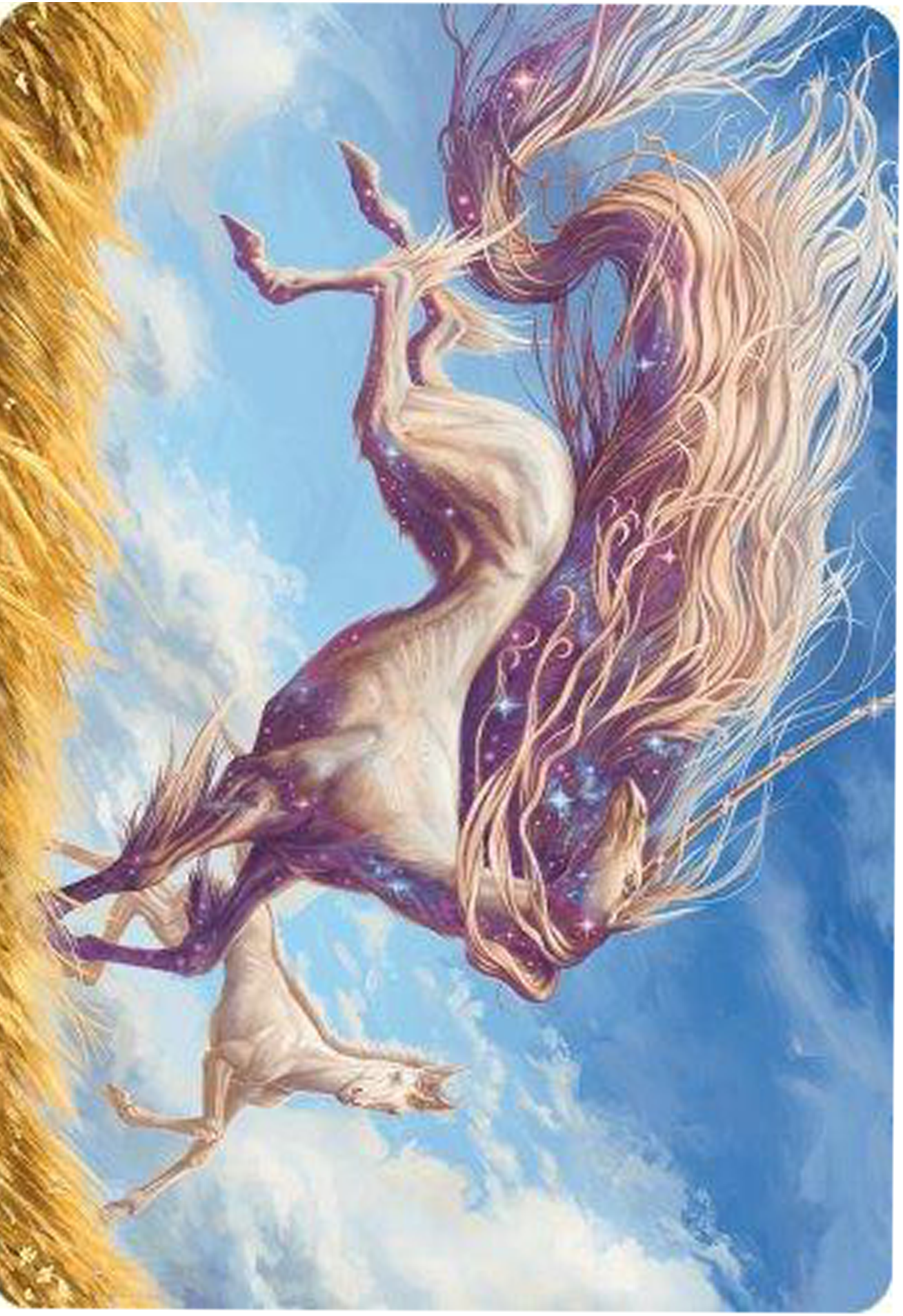Nyxborn Unicorn Art Card [Modern Horizons 3 Art Series] | Gaming Infinity
