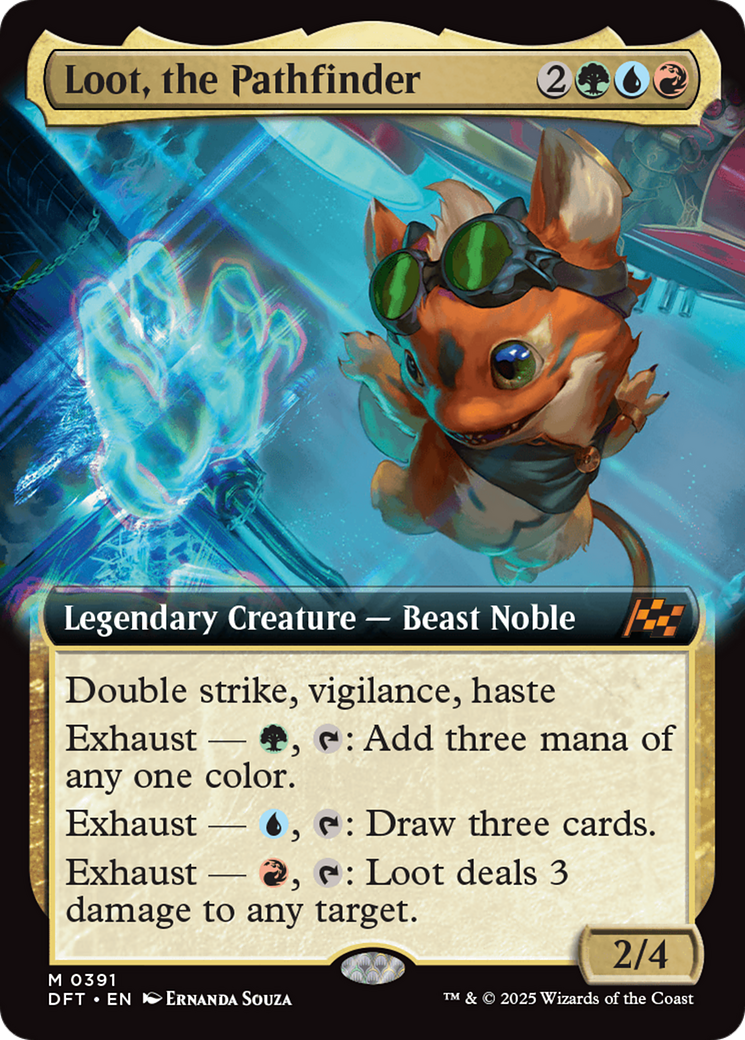 Loot, the Pathfinder (Extended Art) [Aetherdrift] | Gaming Infinity