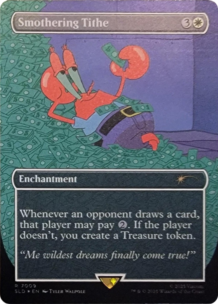 Smothering Tithe (7009) (Rainbow Foil) [Secret Lair Drop Series] | Gaming Infinity